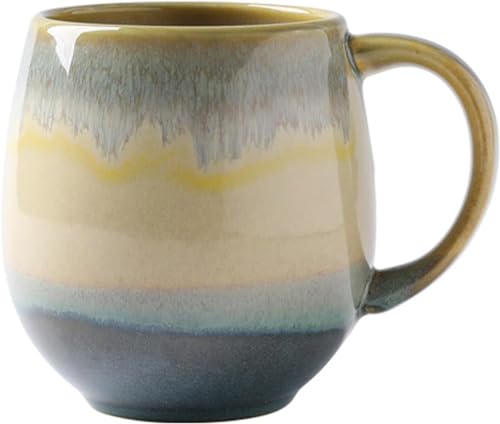 ZPPLD Kaffeetasse, Keramik-Kaffeetasse, Steingut, Teetassen, Porzellan-Kaffeetasse, Cappuccinotassen (E) von ZPPLD