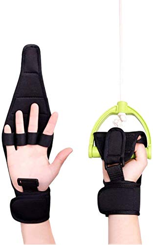 ZPPZ Fingerschiene verstellbar, Anti-Spastik Handschuh Schlaganfall Hemiplegie Patienten Rehabilitation Übung für Senioren Schlaganfall Faust Hemiplegie ZPPZ Fingerschiene verstellbar, Anti-Spastik Handschuh Schlaganfall Hemiplegie Patienten Rehabilitation Übung für Senioren Schlaganfall Faust Hemiplegie von ZPPZ