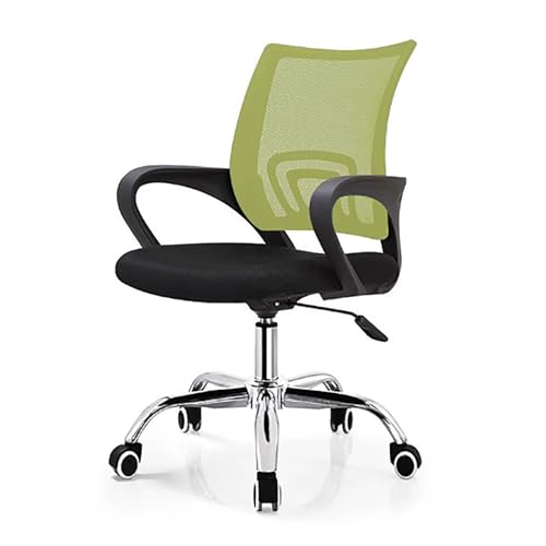 ZPRYZHD Ergonomischer Bürostuhl, Bürostühle, Rollender Computer-Schreibtischstuhl, mit Lordosenstütze Oder für Den Heim- und Bürogebrauch(Green) von ZPRYZHD