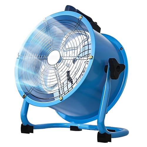 ZPRYZHD Industrieller Bodenventilator, hohe Geschwindigkeit, leistungsstarker Industrieventilator, mit verstellbarer Neigung, Einstellung mit drei Geschwindigkeiten, für Garage, Werkstatt und ZPRYZHD Industrieller Bodenventilator, hohe Geschwindigkeit, leistungsstarker Industrieventilator, mit verstellbarer Neigung, Einstellung mit drei Geschwindigkeiten, für Garage, Werkstatt und von ZPRYZHD