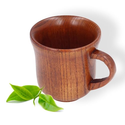ZPSHYD 300 Ml Holzbecher Mit Henkel – Wärmeisolierende Kaffeetasse Für Heiße Und Kalte Getränke in Haushalt Und Büro ZPSHYD 300 Ml Holzbecher Mit Henkel – Wärmeisolierende Kaffeetasse Für Heiße Und Kalte Getränke in Haushalt Und Büro von ZPSHYD