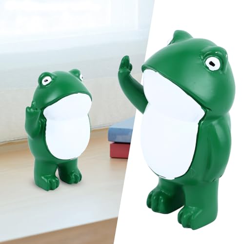 ZPSHYD Mittelfinger Figur Mittelfinger Frosch Figur Statue, Rebellisch Lustige Frosch Ornament für Haus Garten Hof Sicheres Harz Exquisite Skulptur ZPSHYD Mittelfinger Figur Mittelfinger Frosch Figur Statue, Rebellisch Lustige Frosch Ornament für Haus Garten Hof Sicheres Harz Exquisite Skulptur von ZPSHYD