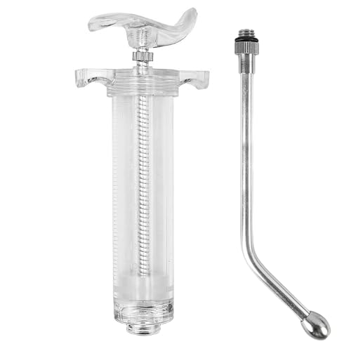 Spritzen Set, Spritze 50 ML, Mit 120*50 MM Ellbogen, Medikamentenspender Spritzen, Dosierspritze für die Fütterung von Geflügel und Vieh, Syringe für die Dosierung von Tieren, ziege fütterungsspritzen Spritzen Set, Spritze 50 ML, Mit 120*50 MM Ellbogen, Medikamentenspender Spritzen, Dosierspritze für die Fütterung von Geflügel und Vieh, Syringe für die Dosierung von Tieren, ziege fütterungsspritzen von ZPSNDP