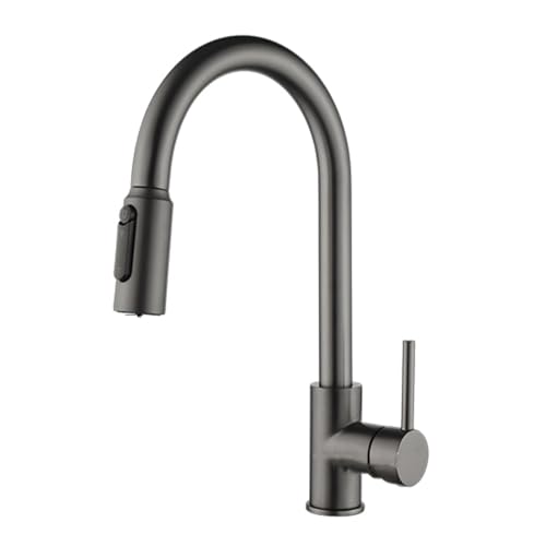 3 Wege Wasserhahn Küche Ausziehbar Messing Reines Wasser Rotierend Spültischarmatur 3 Wege Einzelgriff-Grau 3 Wege Wasserhahn Küche Ausziehbar Messing Reines Wasser Rotierend Spültischarmatur 3 Wege Einzelgriff-Grau von ZPSPZ