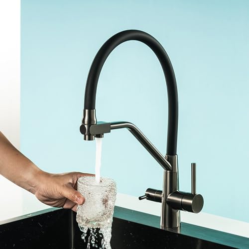 3 Wege Wasserhahn Mischbatterie Küche Schwenkbar Edelstahl 3 Wege Wasserhahn Osmose-Grau 3 Wege Wasserhahn Mischbatterie Küche Schwenkbar Edelstahl 3 Wege Wasserhahn Osmose-Grau von ZPSPZ