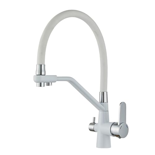 3 Wege Wasserhahn Mischbatterie Küche Schwenkbar Messing Reines Wasser 3 Wege Wasserhahn Osmose-Weiß 3 Wege Wasserhahn Mischbatterie Küche Schwenkbar Messing Reines Wasser 3 Wege Wasserhahn Osmose-Weiß von ZPSPZ