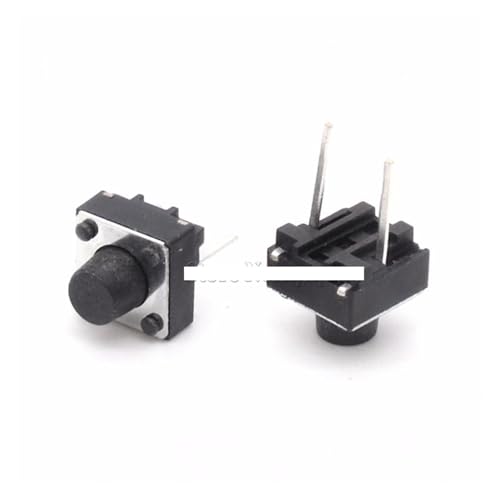1000Pcs Tactile Switch Momentary Tact 6x6x6 6 * 6 * 6mm Middle pin 2pins von ZPTPNGWH