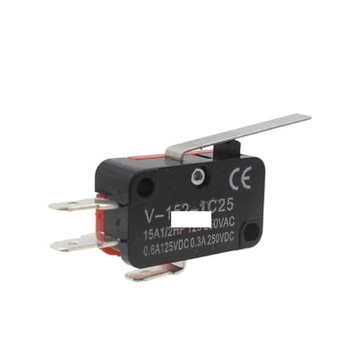 100PCS Small stroke limit switch V-152-1C25 silver V-1C25 series von ZPTPNGWH
