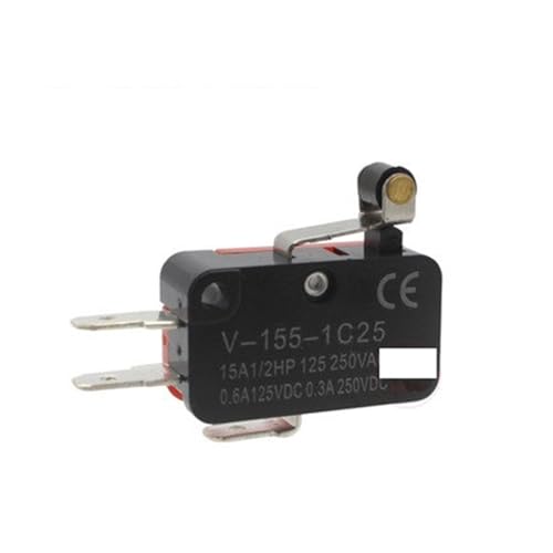 100PCS Small stroke limit switch V-155-1C25 silver V-1C25 series NO/NC von ZPTPNGWH