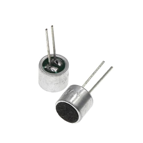 10PCS 6 * 5mm MIC Capsule Electret Condenser Pickup Microphone 52DB Tape Pin 6050 Electret Sensitivity 56-58 von ZPTPNGWH