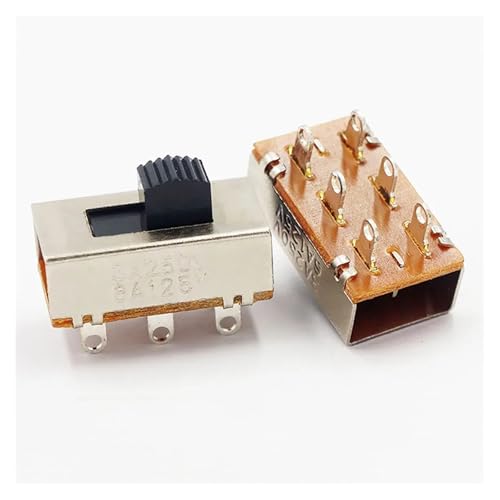 10Pcs On-Off 3 Position 2P3T PCB Panel Slide Switch Slide Switch 6 Pin High current 3A 250V Car refrigerator Power Toggle Switch 10Pcs On-Off 3 Position 2P3T PCB Panel Slide Switch Slide Switch 6 Pin High current 3A 250V Car refrigerator Power Toggle Switch von ZPTPNGWH