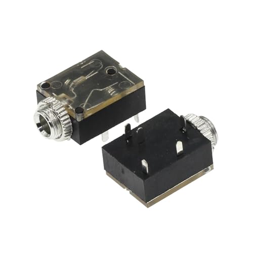 10pcs 5Pin 3.5mm Stereo Jack Socket PCB Panel for Headphone With Nut PJ-324M von ZPTPNGWH