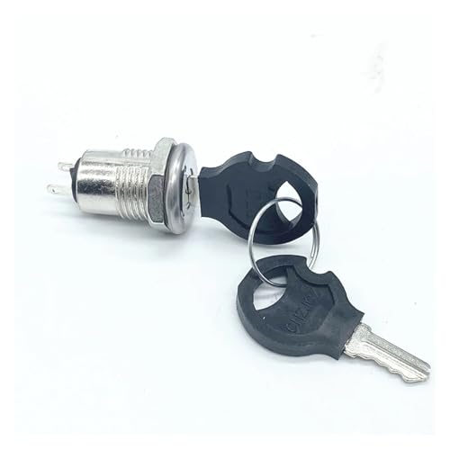 12mm Zinc Alloy Electronic Key Switch ON OFF Lock Switch Phone Lock Security Power Switch Terminals+2 Keys 2 Position 12mm Zinc Alloy Electronic Key Switch ON OFF Lock Switch Phone Lock Security Power Switch Terminals+2 Keys 2 Position von ZPTPNGWH