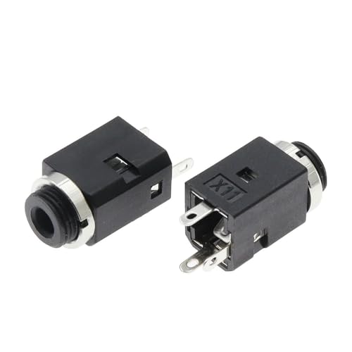 5PCS 3.5MM Vertical socket 3Pin Stereo Female Socket Jack with Screw 3.5 PJ-341 2 Poles Earphone Hole 5PCS 3.5MM Vertical socket 3Pin Stereo Female Socket Jack with Screw 3.5 PJ-341 2 Poles Earphone Hole von ZPTPNGWH