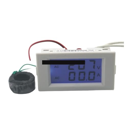 D69 Dual LCD display Voltage and current meter blue backlight panel voltmeter ammeter range AC 80-300V 0-99.9A white D69 Dual LCD display Voltage and current meter blue backlight panel voltmeter ammeter range AC 80-300V 0-99.9A white von ZPTPNGWH
