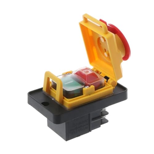 KJD12 250V 4-Pin Start Stop No Volt Release Push Button Switch Common to Woodshop and Metalwork Machines KJD12 250V 4-Pin Start Stop No Volt Release Push Button Switch Common to Woodshop and Metalwork Machines von ZPTPNGWH
