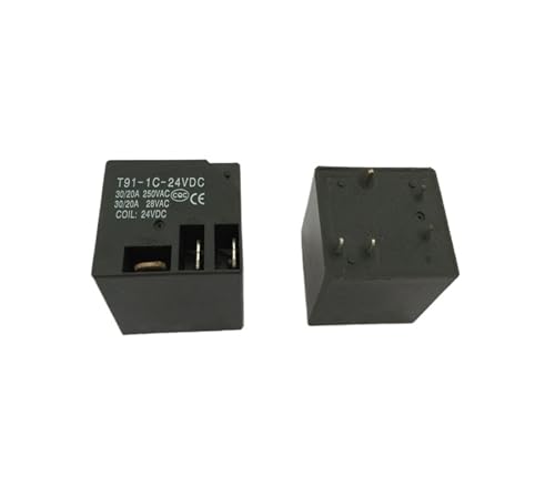 ZPTPNGWH 10PCS Q91F-1Z(T91) DC 24V Electrical PCB Type Power Relay 250V 30A von ZPTPNGWH