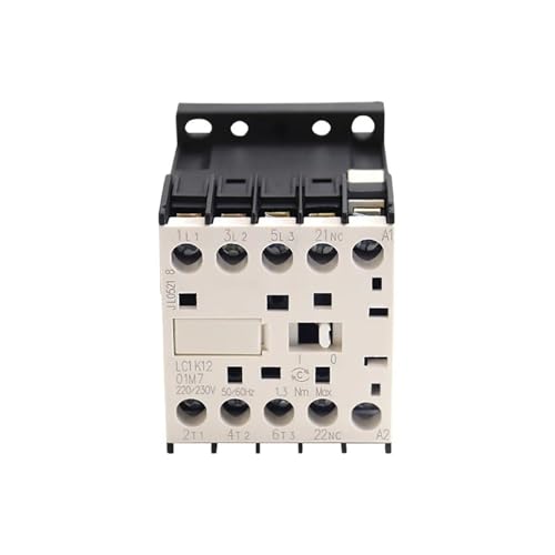 ZPTPNGWH 1PC CJX2-K 1208(2NO2NC) 24V Small Contactor LC1K 45mm*58mm*57mm Control Electronic Starter von ZPTPNGWH