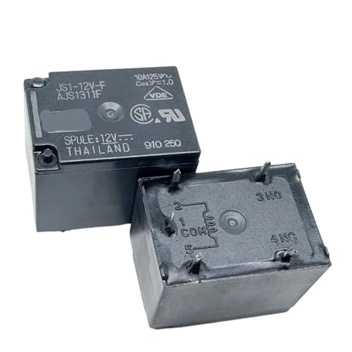 ZPTPNGWH 1pc JS1-12V-F AJS1311F Relay 5pins ZPTPNGWH 1pc JS1-12V-F AJS1311F Relay 5pins von ZPTPNGWH