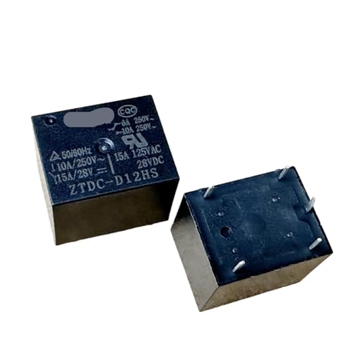 ZPTPNGWH 1pc ZTDC-D12HS (T73C-12V-10A) Relay 5pins von ZPTPNGWH