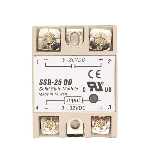 ZPTPNGWH 25DD SSR Input 3-32VDC Load 5-80VDC DC Single Phase DC solid State Relay ZPTPNGWH 25DD SSR Input 3-32VDC Load 5-80VDC DC Single Phase DC solid State Relay von ZPTPNGWH