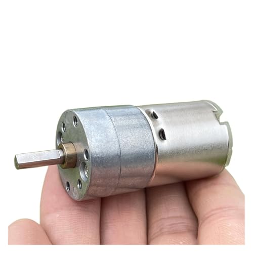 ZPTPNGWH 25GA-260 25mm Gear Electronic Starter DC 6V 9V 12V 32RPM Sow Speed Large Torque Reduction Gear Motors with Metal Gearbox Wheel Toy Robot von ZPTPNGWH