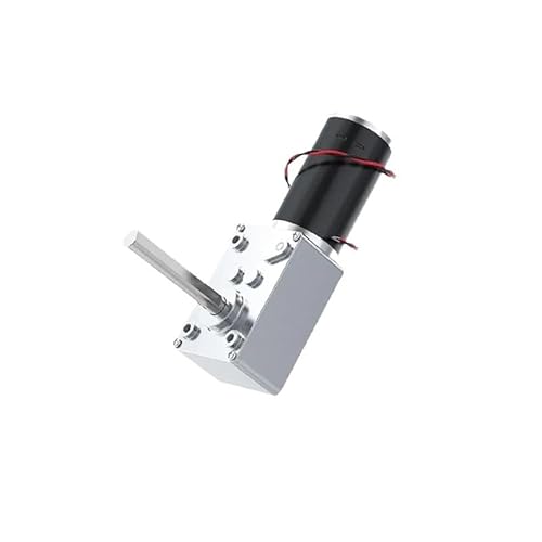 ZPTPNGWH 5840-31ZY DC 12V/24V Long Shaft 51mm Reduction Worm Gear Electronic Starter Large Torque High Power 3-100kg/cm Reversible Self-Locking Enging LUOWJAOYIN(12V 7RPM,Package D) von ZPTPNGWH