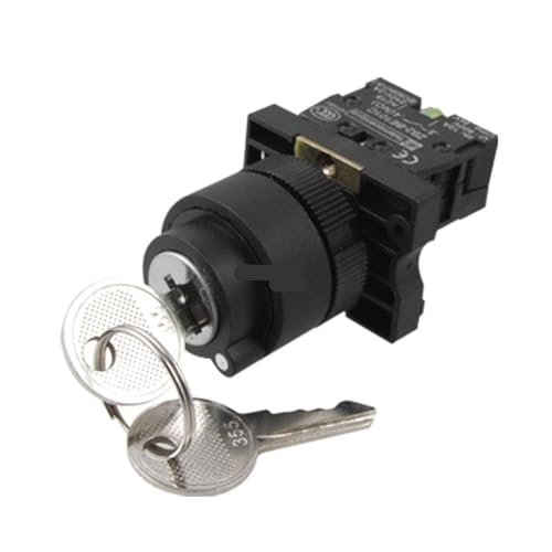ZPTPNGWH 5Pcs 1 NO N/O Normally Open Two 2 Position Rotary Key Lock Select Selector Switch ZPTPNGWH 5Pcs 1 NO N/O Normally Open Two 2 Position Rotary Key Lock Select Selector Switch von ZPTPNGWH