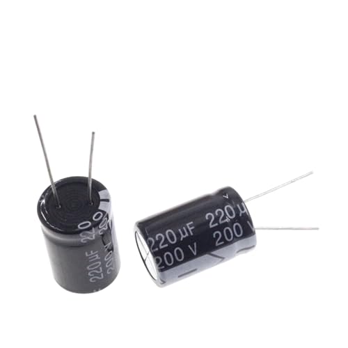 ZPTPNGWH 5pcs 220uF 200V 220MFD 200Volt Aluminum Electrolytic Capacitor 16 * 25mm Radial 220mf200v 220uf200v 200v220mf 200v220uf von ZPTPNGWH