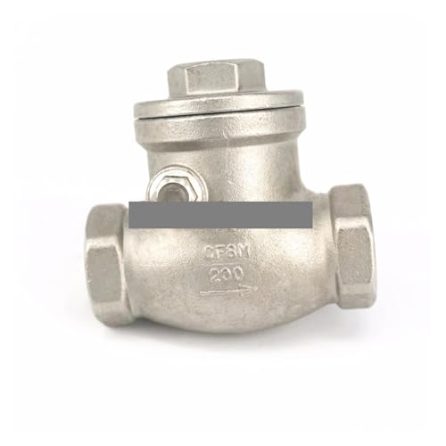 ZPTPNGWH DN15 1/2" BSP Female Thread 304 Stainless Steel Swing Check Valve Non-Return One Way Valve 229 PSI von ZPTPNGWH
