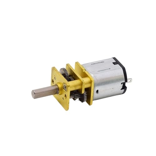 ZPTPNGWH N10 Full Metal Gearbox Gear Electronic Starter D-Shaft 3V-6V 5V 96RPM Slow Speed DC Electronic Starter for Robot Car Lock von ZPTPNGWH
