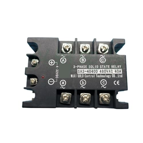 ZPTPNGWH Three-Phase solid State Relay SA3-4040D 480VAC 40A DC Controlled AC 4-32VDC ZPTPNGWH Three-Phase solid State Relay SA3-4040D 480VAC 40A DC Controlled AC 4-32VDC von ZPTPNGWH