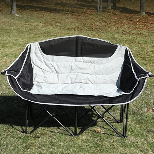 ZPVXRVQ 2-Personen-Campingstuhl zum Mitnehmen Übergroßer Loveseat-Gartenstuhl Doppelter Strapazierfähiger Sofa-Klappstuhl In Schwarz für Den Außenbereich ZPVXRVQ 2-Personen-Campingstuhl zum Mitnehmen Übergroßer Loveseat-Gartenstuhl Doppelter Strapazierfähiger Sofa-Klappstuhl In Schwarz für Den Außenbereich von ZPVXRVQ