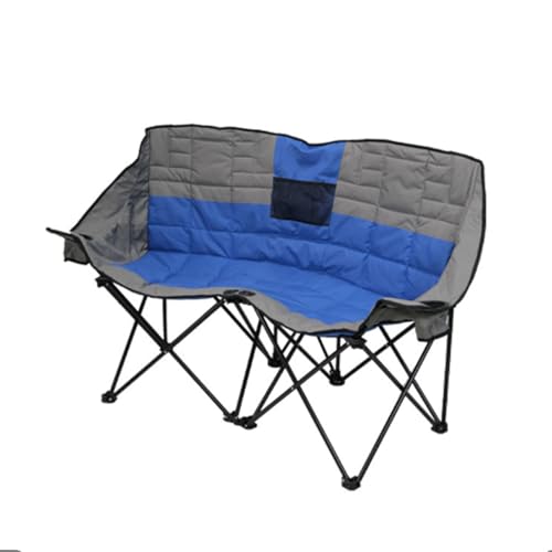 ZPVXRVQ Doppel-Campingstuhl für Erwachsene, Vollständig Gepolsterte Klappbare Campingstühle Loveseat mit Armlehnen und Getränkehaltern, Großer, Strapazierfähiger Outdoor-Terrassen-Gartenstuhl ZPVXRVQ Doppel-Campingstuhl für Erwachsene, Vollständig Gepolsterte Klappbare Campingstühle Loveseat mit Armlehnen und Getränkehaltern, Großer, Strapazierfähiger Outdoor-Terrassen-Gartenstuhl von ZPVXRVQ