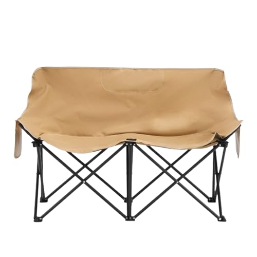ZPVXRVQ Extra großer Doppel-Camping-Sofasessel, Outdoor-Klappsofa, stabile Bank, geeignet für Campingplätze und Herbstaktivitäten im Freien(Style 1) von ZPVXRVQ