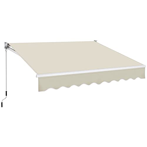 Gelenkarmmarkise Markise Gelenkmarkise 200 X 150Cm Terrassenmarkise Klemmmarkise Sonnenmarkise Inkl. Wandhalterung Sonnenschutz Balkonmarkise Wasserabweisend Alu/Polyester von ZPYXBH