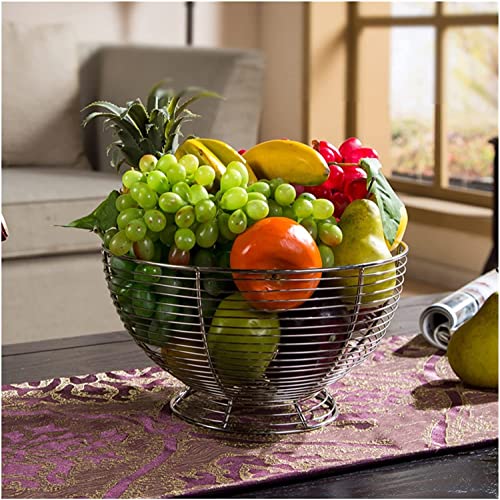 ZQDMYT Multifunktionaler Obstkorbständer für die Küche, Obstkorb-Servierschale, Draht-Obstschale für Obst und Gemüse von ZQDMYT