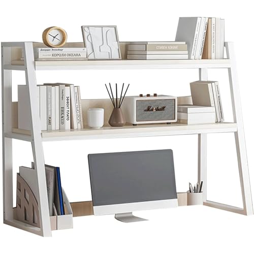 ZQDUFEA 2 Tier Industrial Ladder Desktop Bücherregal Stabile Metallrahmen Schreibtisch Regale Regale Regal Organizer freistehende kleine Bücherregal ZQDUFEA 2 Tier Industrial Ladder Desktop Bücherregal Stabile Metallrahmen Schreibtisch Regale Regale Regal Organizer freistehende kleine Bücherregal von ZQDUFEA