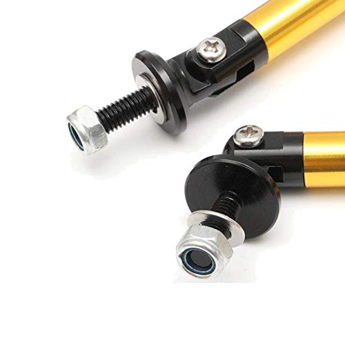 Auto Front StoßStange StüTzstange Aluminium Legierung Universal Auto Auto Vorne Hinten Stoßstange Lip Splitter Spoiler Strut Rod Krawatte Unterstützung Bar 10 cm 15 cm 20 cm FrontstoßStange Lippe Spli von ZQINGQING