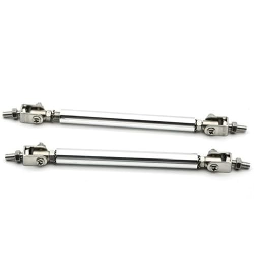 Auto Front StoßStange StüTzstange Universal Racing verstellbarer vorderer hinterer Stoßfänger-Lippensplitter-Stützstangensatz Racing 75 mm/100 mm/150 mm/200 mm FrontstoßStange Lippe Splitter Strebe(SI von ZQINGQING