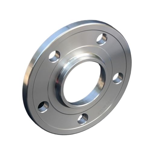 ZQINGQING Spurverbreiterung 2/4 Stücke 3/5/8/12/15/20mm Rad Spacer -Adapter PCD 5x100/5x112 CB 57,1 mm Anzug(2PCS 12mm Silver) von ZQINGQING