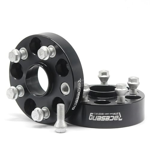 ZQINGQING Spurverbreiterung 2 Stück 25/30/35 mm 5 x 108 65,1 mm Spurverbreiterungsadapter Universal Auto M12 x 1,5 12 x 1,25 14 x 1,5(2PCS 35mm M12x1.5) von ZQINGQING