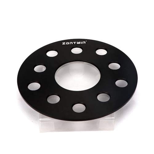 ZQINGQING Spurverbreiterung 2 Stück 3/5/7/10/12/15/20 mm PCD 6 x 139,7 CB 78,1 oder 77,8 mm Spurverbreiterungen Adapter Anzug for 6 Lug Universal Car(2PCS 3mm Black 78.1) von ZQINGQING