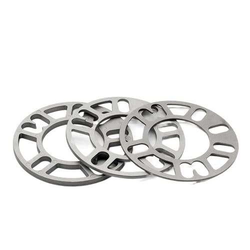 ZQINGQING Spurverbreiterung 2 Stück Universallegierung Aluminium 3 mm 5 mm 8 mm 10 mm Spurverbreiterungsscheiben Platte 4x100 4x114,3 5x100 5x108 5x114,3 5x120(2PCS 5MM SPACERS) von ZQINGQING