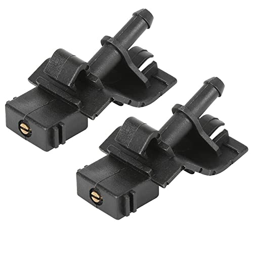 ZQINGQING WischerdüSe 2pcs 85381-12300 Auto Front Windschutzscheibe Waschmazzle Düsenspray Fit for Toyota Corolla Camry Waschmaschine Outlet Wischerdüse ScheibenwischerdüSen von ZQINGQING