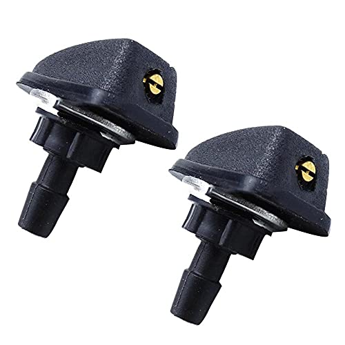 ZQINGQING WischerdüSe 2pcs Glasscheibe Düsen Düsen Universal Auto Windschutzlüfter Düsen Düsen Wasser Ausgase Waschmaschine Autowischer Glasdüsenanpassung ScheibenwischerdüSen von ZQINGQING