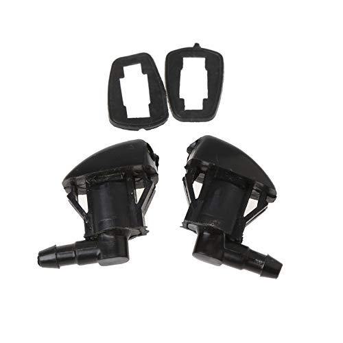 ZQINGQING WischerdüSe 2pcs Windschutzscheibe Wischer Waschmaschinenstrahl -Düsenspray Anpassungsverwendung for Toyota E120 Anpassung for Corolla -Anpassung for Camry XV30 ScheibenwischerdüSen von ZQINGQING