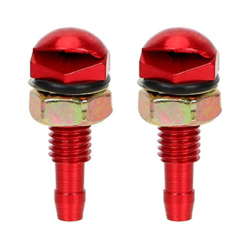 ZQINGQING WischerdüSe 2pcs lüfterförmige Autoreinigung Universal Waschmaschine vordere Windschutzscheibe Wassersprühgerät Auto Wischer Jetdüse ScheibenwischerdüSen(Red) von ZQINGQING