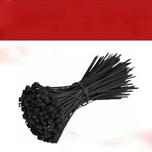 500/1000 Stück/Beutel selbstsichernde Nylonbinder schwarz Reißverschluss Wraps Gurt Nylon Kabelbinder Set Befestigungsring Schlaufe Draht Wrap 500/1000 Stück/Beutel selbstsichernde Nylonbinder schwarz Reißverschluss Wraps Gurt Nylon Kabelbinder Set Befestigungsring Schlaufe Draht Wrap von ZQJIFHAKOT