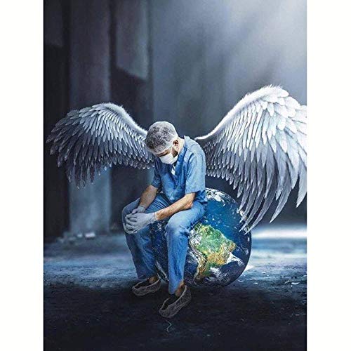 Diamond Painting Set Engel Doktor Erde Diamond Painting Kinder 5D Diamant Painting Full Erwachsene Malen Nach Zahlen Daiments Painting,Diamant Painting Bilder für Home Wand-Decor 30x40cm Diamond Painting Set Engel Doktor Erde Diamond Painting Kinder 5D Diamant Painting Full Erwachsene Malen Nach Zahlen Daiments Painting,Diamant Painting Bilder für Home Wand-Decor 30x40cm von ZQMHCY